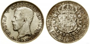 Sweden, 1 crown, 1939, Stockholm