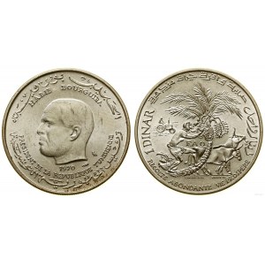 Tunisko, 1 dinár, 1970, Paríž