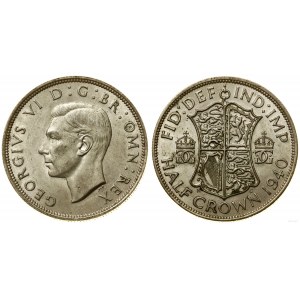 Vereinigtes Königreich, 1/2 Krone, 1940, London