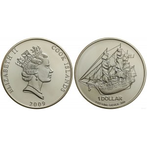 Cookove ostrovy, 1 dolár, 2009
