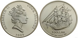 Cook Islands, $1, 2009