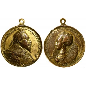 Švédsko, pamětní medaile (GALVANICKÁ KOPIE), 1632 (originál)