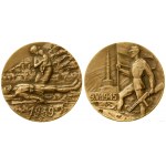 Polen, Satz von 8 Medaillen, Durchmesser ca. 40 mm