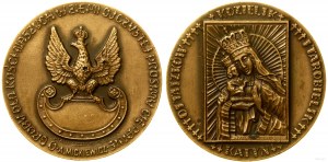 Poľsko, sada 4 medailí štetínskej pobočky PTAiN, 1988, Varšava