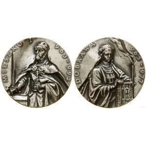 Poľsko, súbor 6 medailí z kráľovskej série košalinskej pobočky PTAiN, Varšava