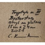 Celina Kanunnikava (nar. 1988, Poznaň), Sloboda, rovnosť, bratstvo, triptych, 2021