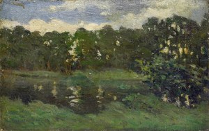 Henryk PIĄTKOWSKI (1853-1932), Summer Landscape, ca. 1923