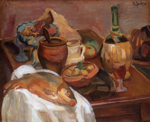 Henryk EPSTEIN (1891 - 1944), Still life with fish