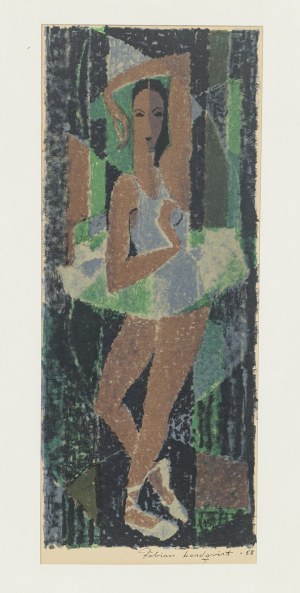 Fabian LUNDQVIST, Szwecja, XX w. (1913 - 1989), Tancerka, 1958 r.