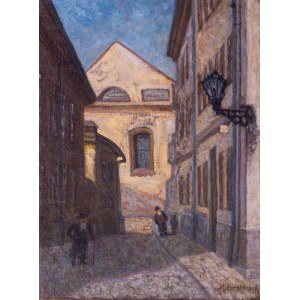 Mendel BIRNBAUM, Polsko, 19./20. století, ulice v Kaziměři, Krakov, před rokem 1939.
