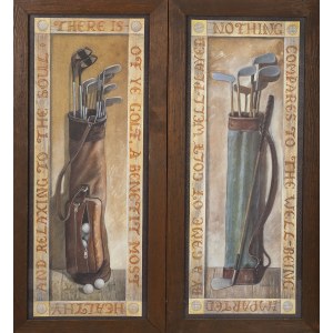 Arnie R. FISK, Canada, 20th century. (1949), Praise of golf, ca. 1980.