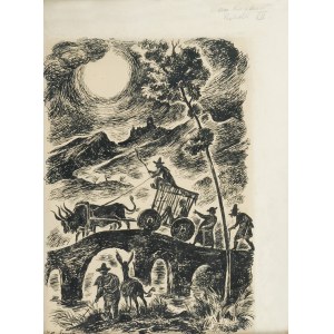 Jan Marcin SZANCER (1902-1973), Ilustracja do Don Kichota, 1946