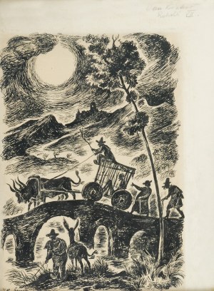 Jan Marcin SZANCER (1902-1973), Ilustracja do Don Kichota, 1946