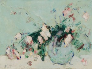 Włodzimierz TERLIKOWSKI (1873-1951), Kwiaty w wazonie, 1929