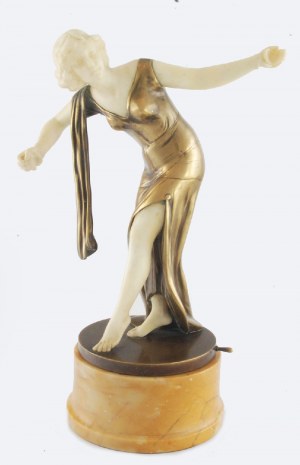 Max SCHUMACHER (1885-?), Figura tancerki z kastanietami