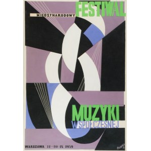 Tadeusz GRONOWSKI (1894-1990), Międzynarodowy Festiwal Muzyki Współczesnej, 1959