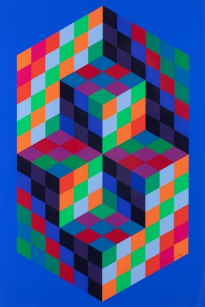 Victor Vasarely (1906-1997), KOEB V, 1970