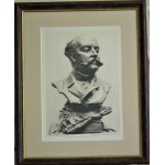 Teodor Rygier(1841-1913)Popiersie Juliusza Kossaka,1928