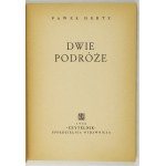 HERTZ Paweł - Dvě cesty. Varšava 1946, Czytelnik. 16d, str. 74, [1]. brož.