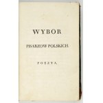 KOCHANOWSKI Jan – Dzieła polskie. Edycya T. Mostowskiego. T. 1. 1803