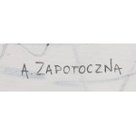 Agnieszka Zapotoczna (nar. 1994, Vratislav), Zešílel, našel klid, diptych, 2023