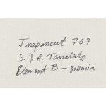Stanislaw Tomalak, Fragment 767 zo série Elementy, polyptych, 2023