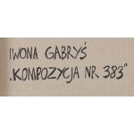 Iwona Gabryś (geb. 1988, Puławy), Komposition Nr. 383, 2023