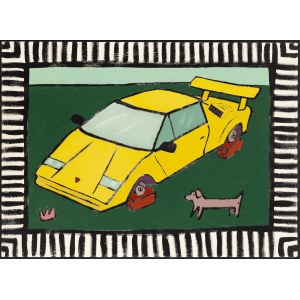 D. W. Karolak (b. 1992), Lamborghini on Bricks, 2023