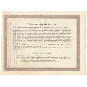 Towarzystwo Akcyjne Fabryk Ołówków ST. MAJEWSKI - 600 złotych 1931 -
