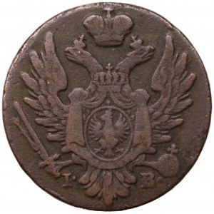 KRÓLESTWO POLSKIE - 1 grosz 1824 z MIEDZI KRAJOWEY