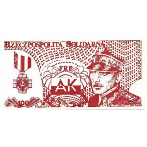 SOLIDARNOŚĆ Wrocław - 100 zł. 1985 - AK