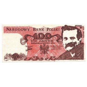 SOLIDARNOŚĆ - 100 złotych 1983 - NOBEL Lech Wałęsa