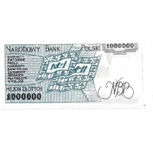 SOLIDARNOŚĆ - 1 000 000 ZŁ. 1987 - Wojciech Jaruzelski