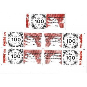 SOLIDARNOŚĆ - zestaw cegiełek 100 zł. MK Solidarność 