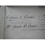 ANGLIA - umowa kredytu hipotecznego 2 listopad 1887 na kwotę 14 000 £