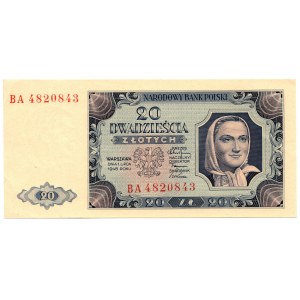 20 złotych 1948 - BA - 