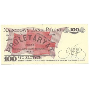 100 złotych 1988 - TE - niski numer 0000799
