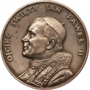 Srebrny medal - Ojciec Święty Jan Paweł II - Pielgrzymka do Polski 1979 - Gniezno Częstochowa Kraków