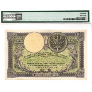 500 złotych 1919 - PMG 58 -wysoki numerator
