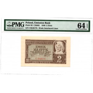 2 złote 1940 - C - PMG 64 EPQ