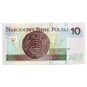 10 złotych 1994 - AA 0007019 - druk TDLR Londyn