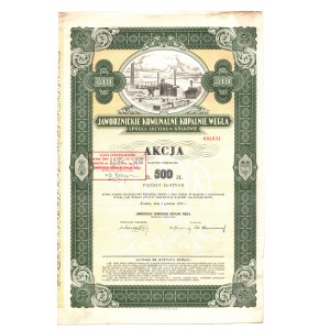 Jaworznickie Komunalne Kopalnie Węgla - 1 x 500 zł. 1932