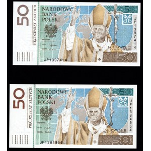 2 x 50 złotych 2006 - Jan Paweł II