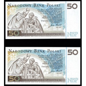 2 x 50 złotych 2006 - Jan Paweł II