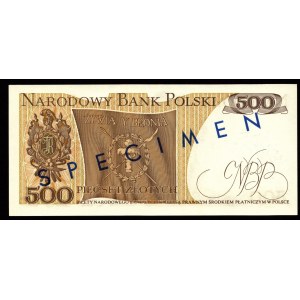 500 złotych 1974 - K 0000000 - WZÓR nr 1566