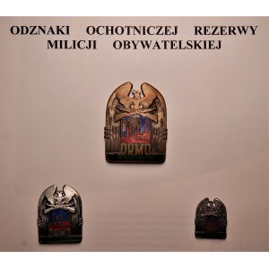 ORMO - zestaw 3 odznak -