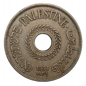 PALESTYNA - 20 mils 1934