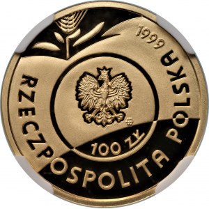 100 złotych 1999 - Jan Paweł II - NGC PF69 Ultra Cameo