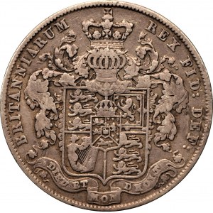 WIELKA BRYTANIA - Jerzy IV - 1/2 crown 1826 