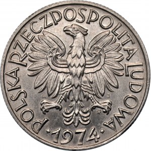 5 złotych 1974 - Rybak - tzw: słoneczko